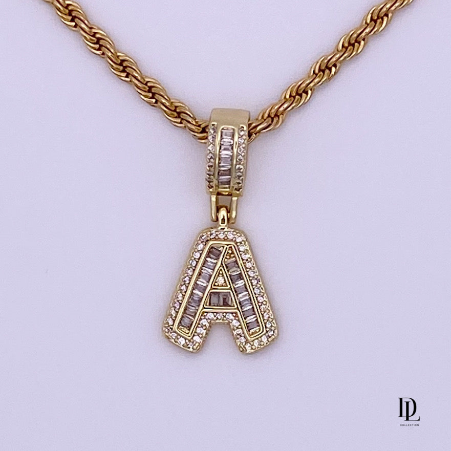 My Power Letter 18K Gold Filled Necklace