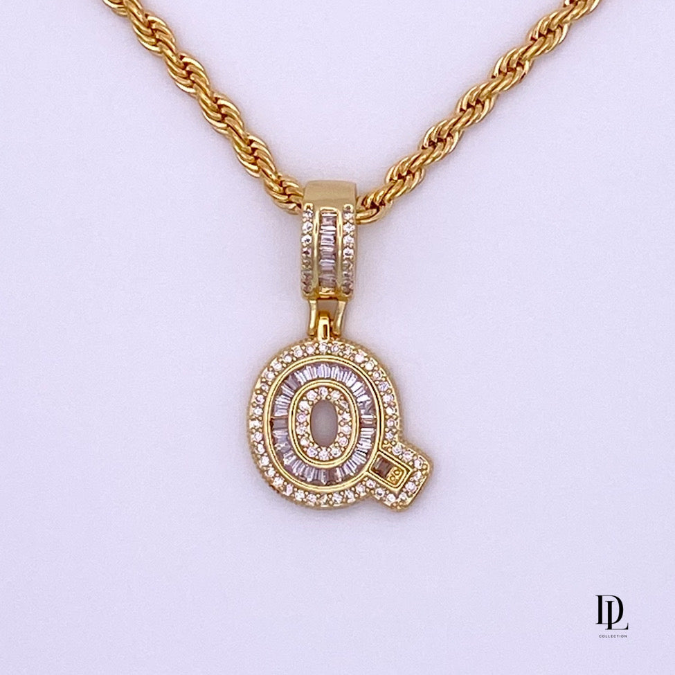 My Power Letter 18K Gold Filled Necklace