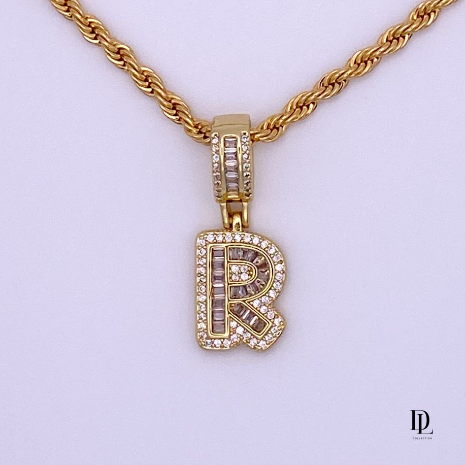 My Power Letter 18K Gold Filled Necklace