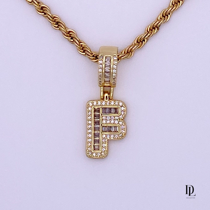 My Power Letter 18K Gold Filled Necklace