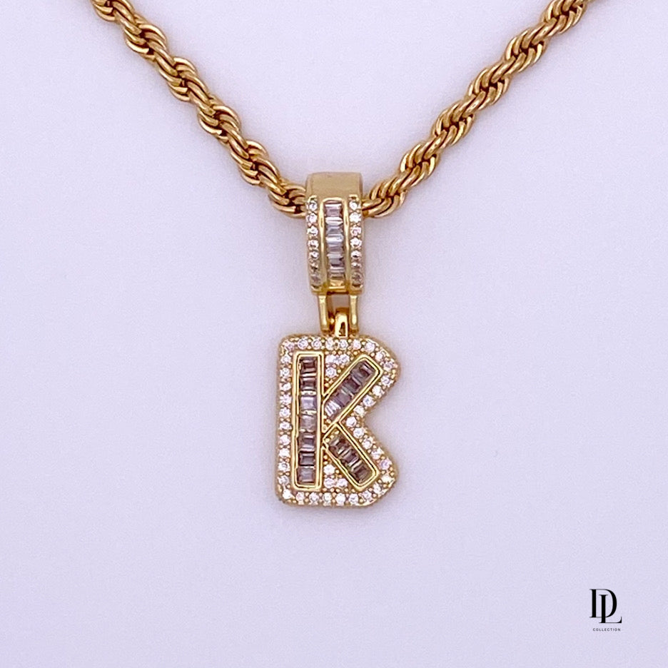 My Power Letter 18K Gold Filled Necklace