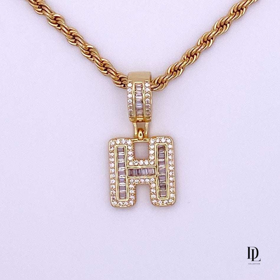 My Power Letter 18K Gold Filled Necklace