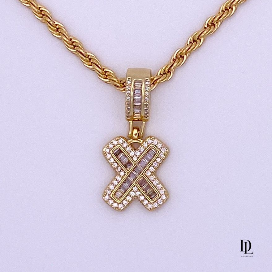 My Power Letter 18K Gold Filled Necklace