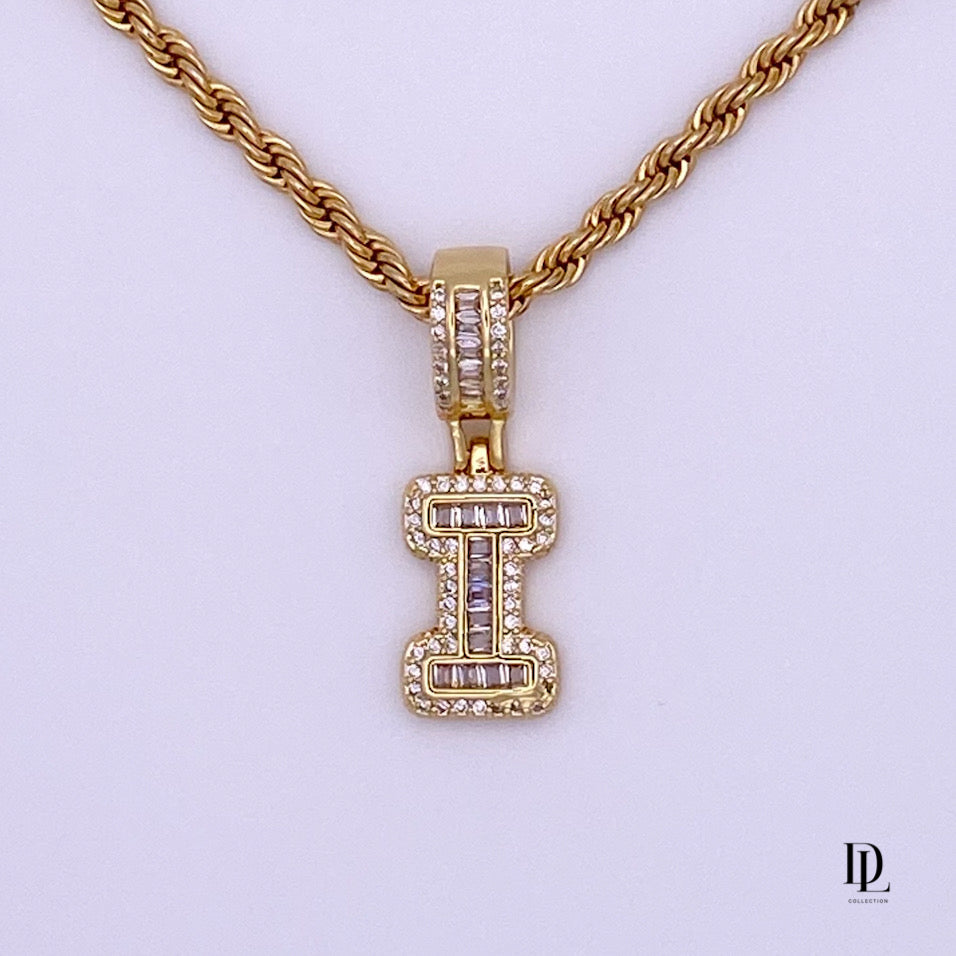 My Power Letter 18K Gold Filled Necklace