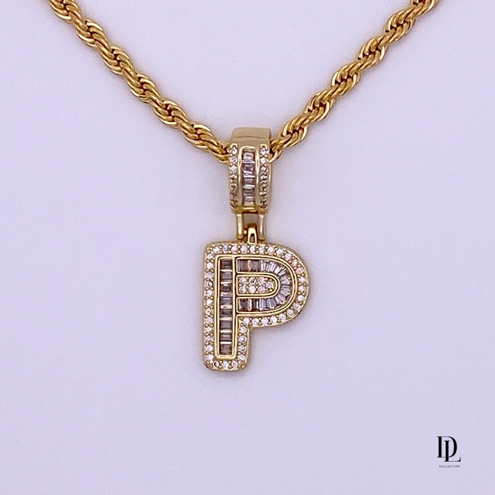 My Power Letter 18K Gold Filled Necklace