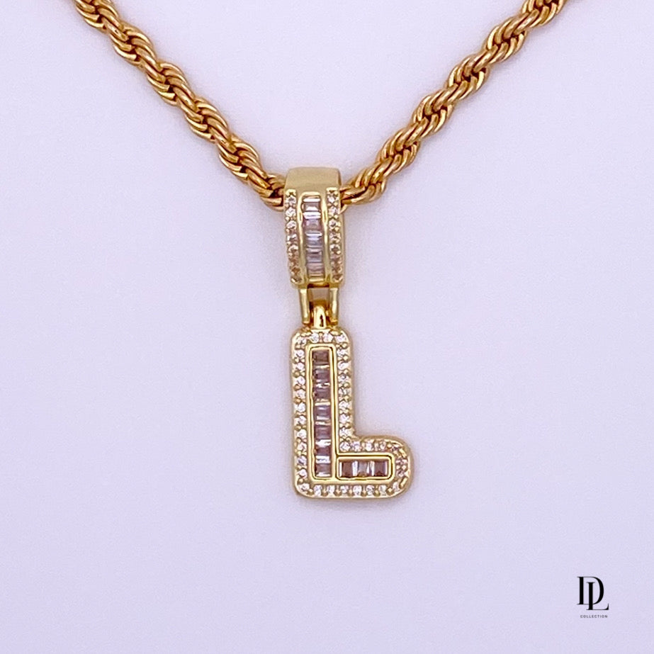 My Power Letter 18K Gold Filled Necklace