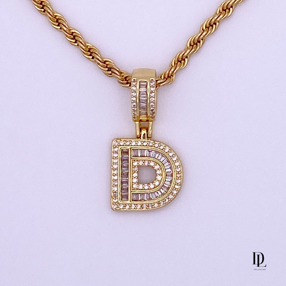 My Power Letter 18K Gold Filled Necklace