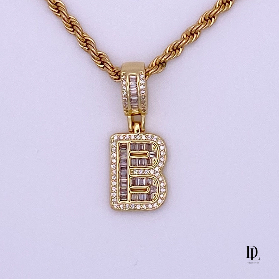 My Power Letter 18K Gold Filled Necklace