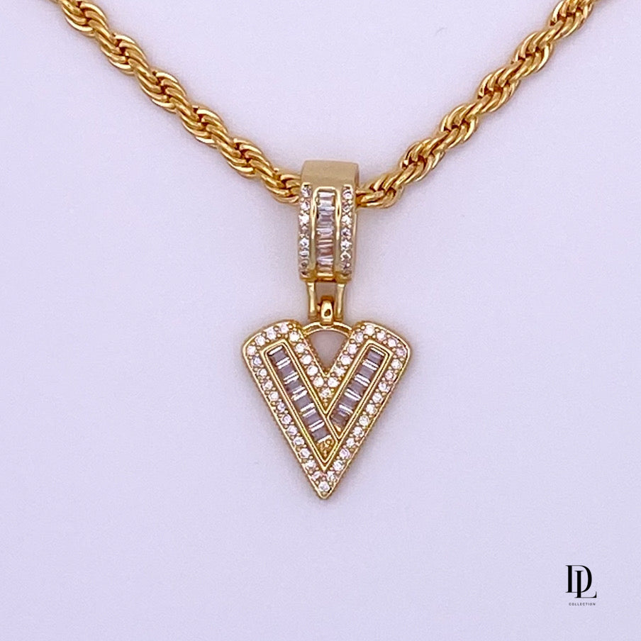 My Power Letter 18K Gold Filled Necklace