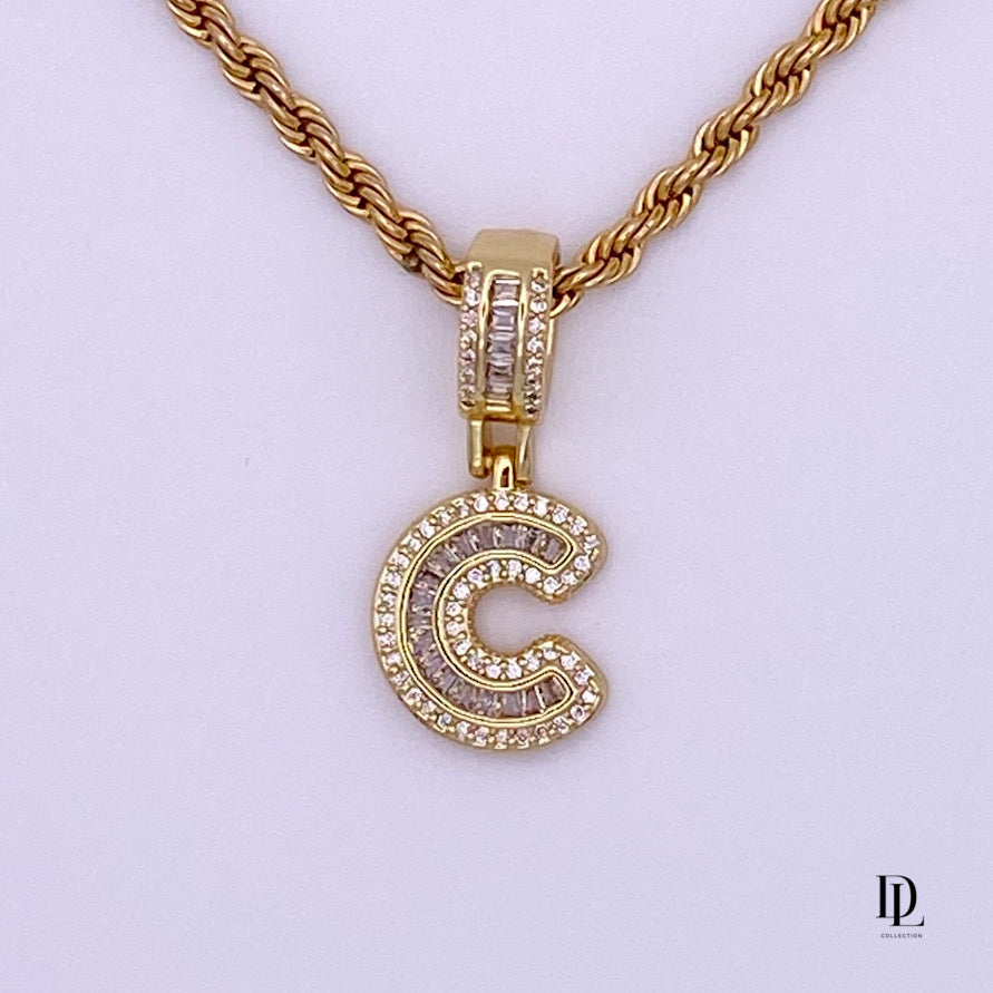 My Power Letter 18K Gold Filled Necklace