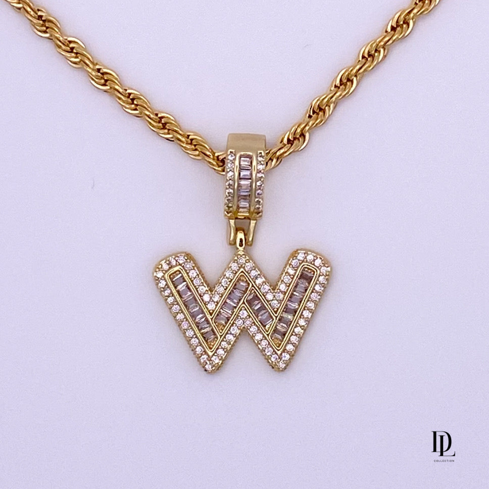 My Power Letter 18K Gold Filled Necklace