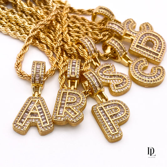 My Power Letter 18K Gold Filled Necklace